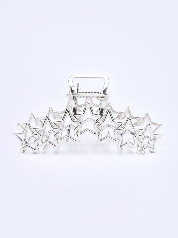 Shop Stars Aligned Silver Claw Clip Minga London Accessories