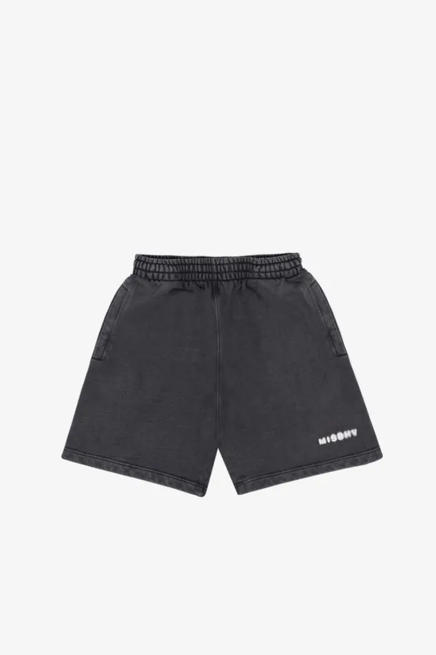 Shorts WomenMen MISBHV Community Shorts Washed Black