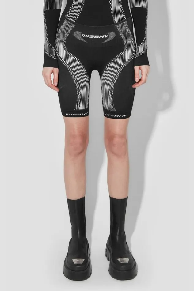 Shorts Women MISBHV Sport Active Wear Shorts Blackwhite
