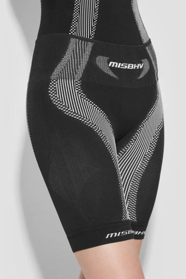 Shorts Women MISBHV Sport Active Wear Shorts Blackwhite