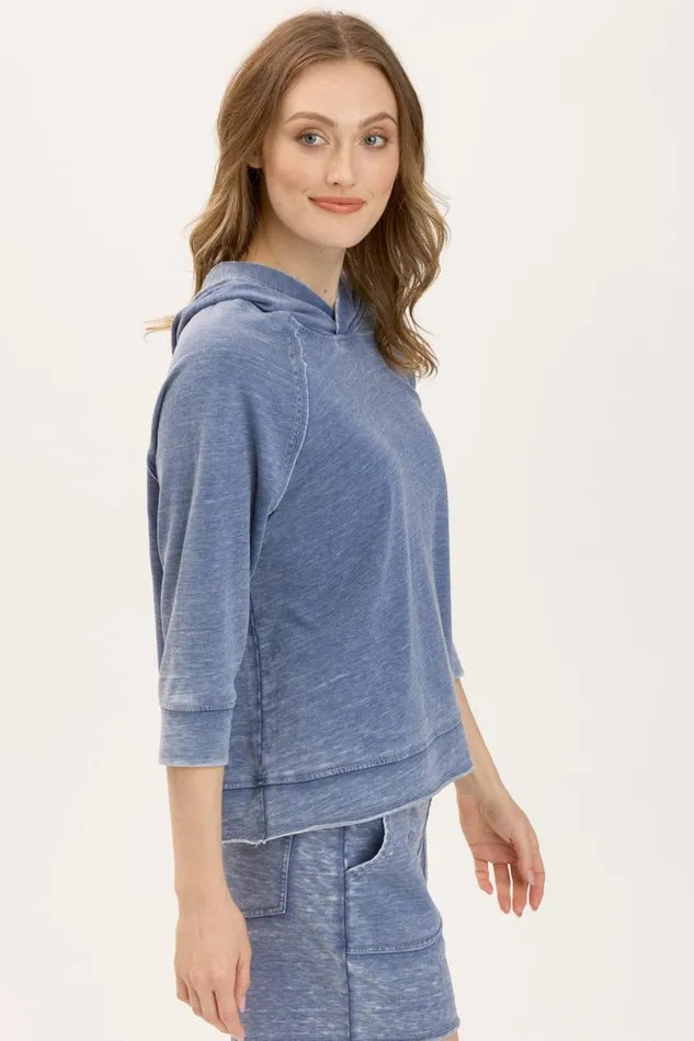 Shula Hoodie Adrift Burnout Clothing XCVI Sweatshirts