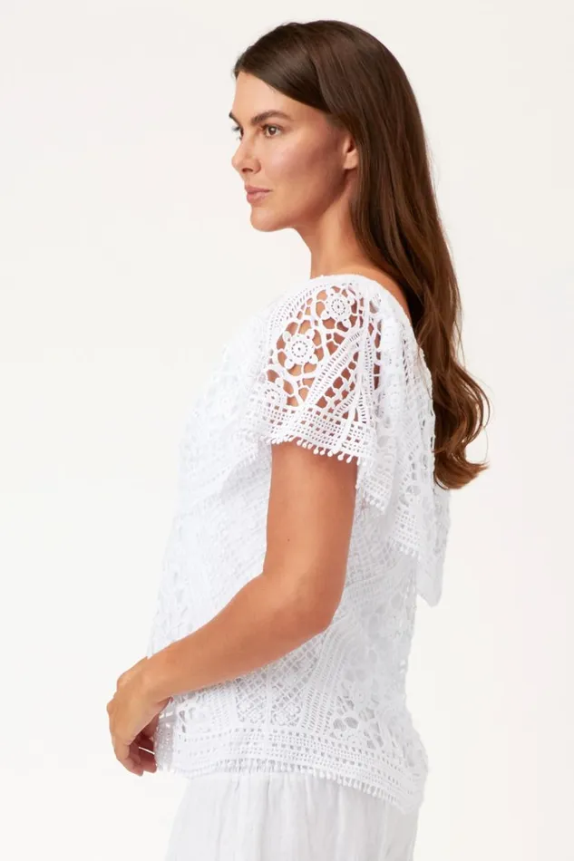 Signy Top White Clothing XCVI ShirtsBlouses