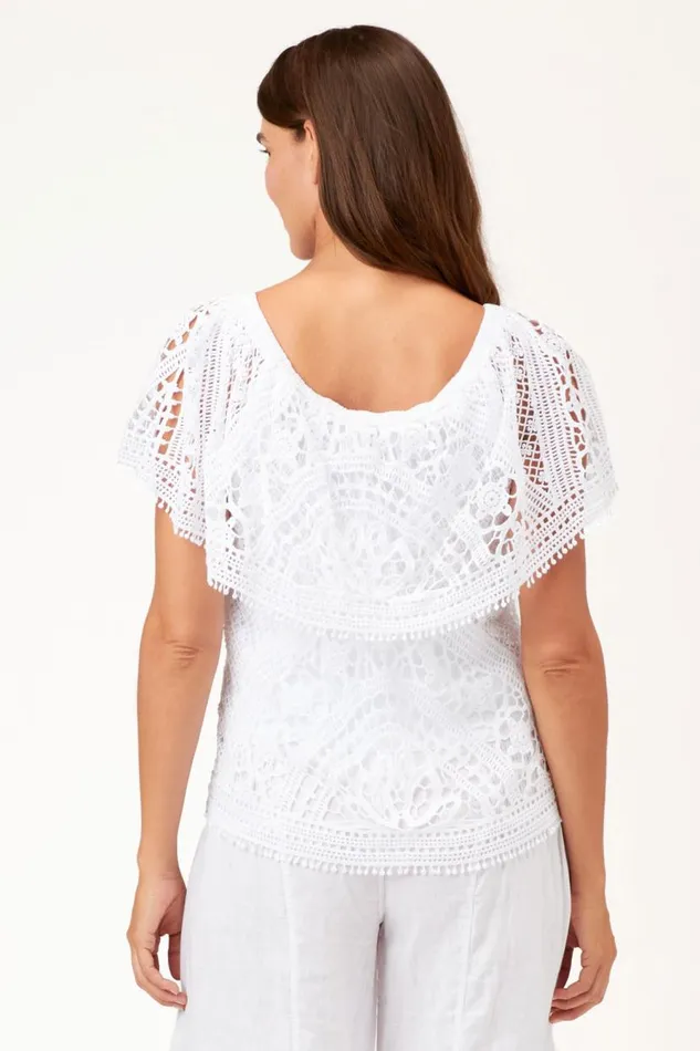 Signy Top White Clothing XCVI ShirtsBlouses