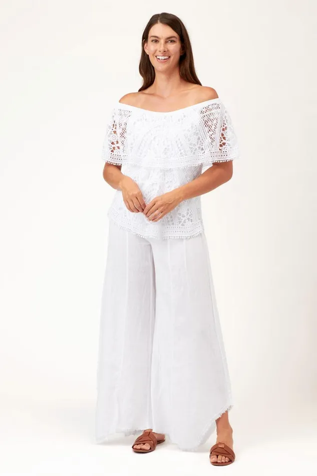 Signy Top White Clothing XCVI ShirtsBlouses