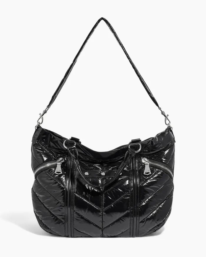 Ski Puffer Fair Game Tote Black Women Aimee Kestenberg Tote Bags