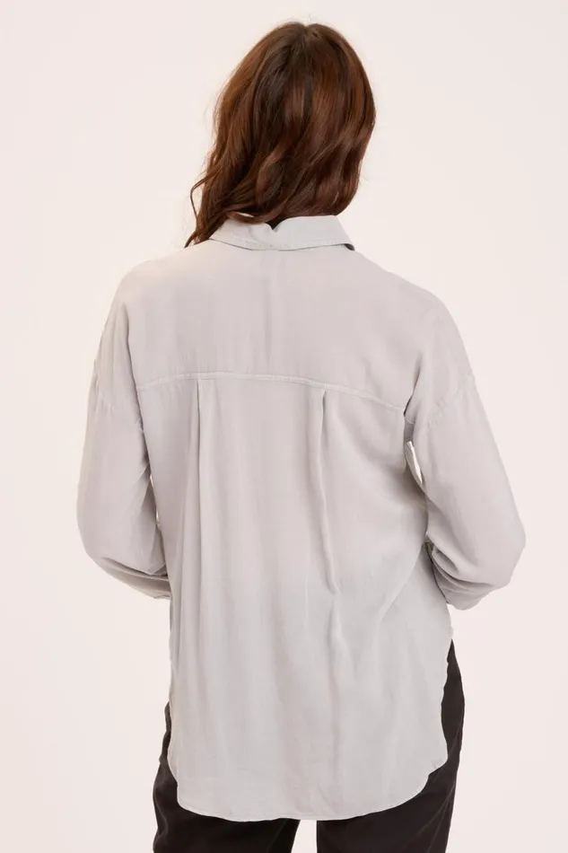 Smithson ButtonUp Soft Pebble Pigment Clothing XCVI ShirtsBlouses