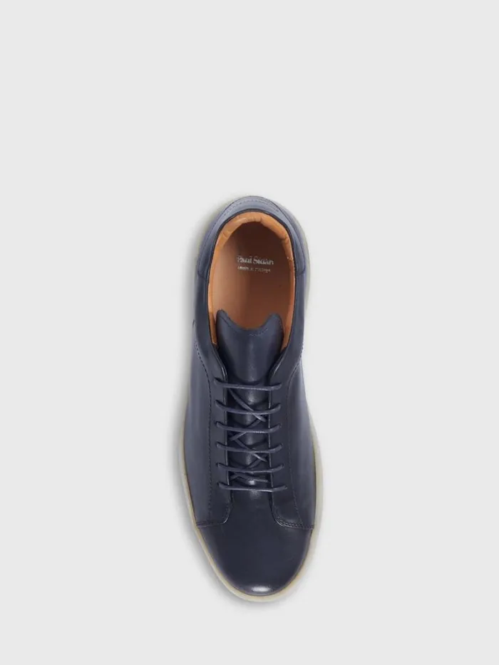 Sneakers Mens Paul Stuart Boston Leather Derby Blue