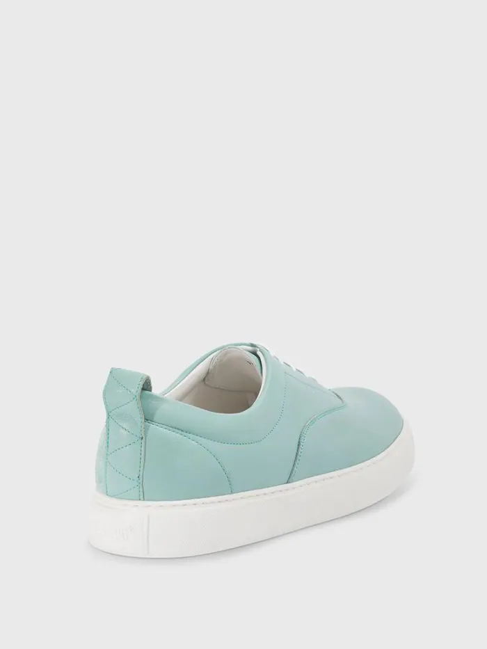 Sneakers Mens Paul Stuart CVO Leather Sneaker Aqua