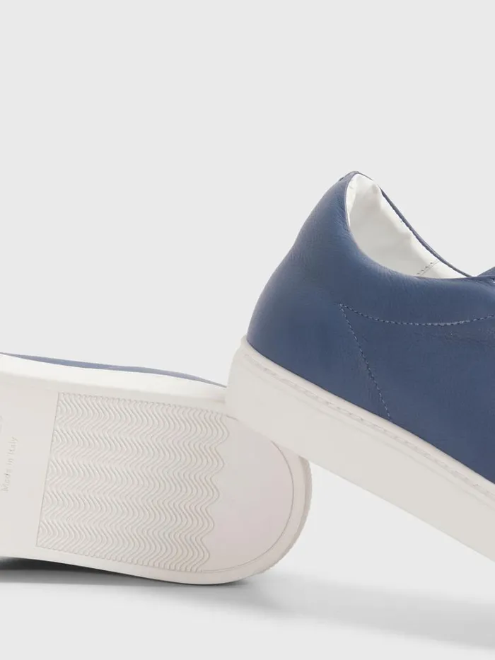 Sneakers Mens Paul Stuart Prime Leather Sneaker Blue Sneakers Mens Paul Stuart Prime Leather Sneaker Blue