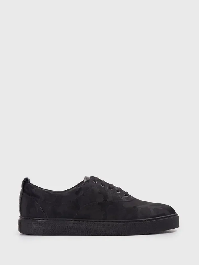 Sneakers Mens Paul Stuart Star Camo Sneaker Black