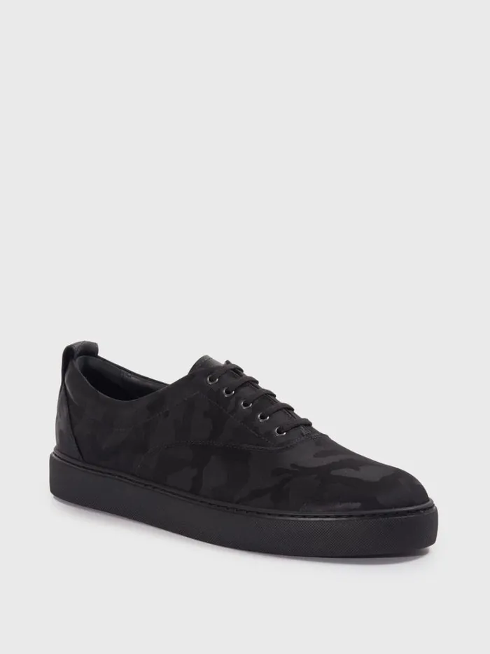 Sneakers Mens Paul Stuart Star Camo Sneaker Black Sneakers Mens Paul Stuart Star Camo Sneaker Black