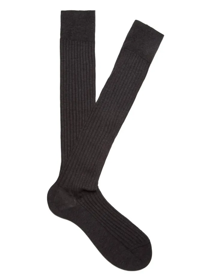 Socks Mens Paul Stuart Basic Dress Sock Brown Socks Mens Paul Stuart Basic Dress Sock Brown