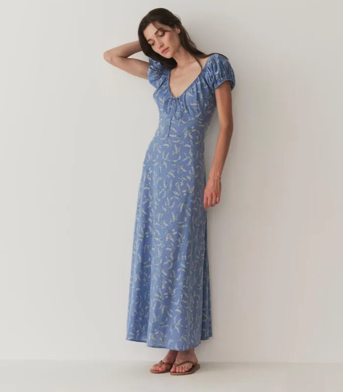 SOFIA DRESS Lapis Bluebell Ballad Shop DEN Dresses