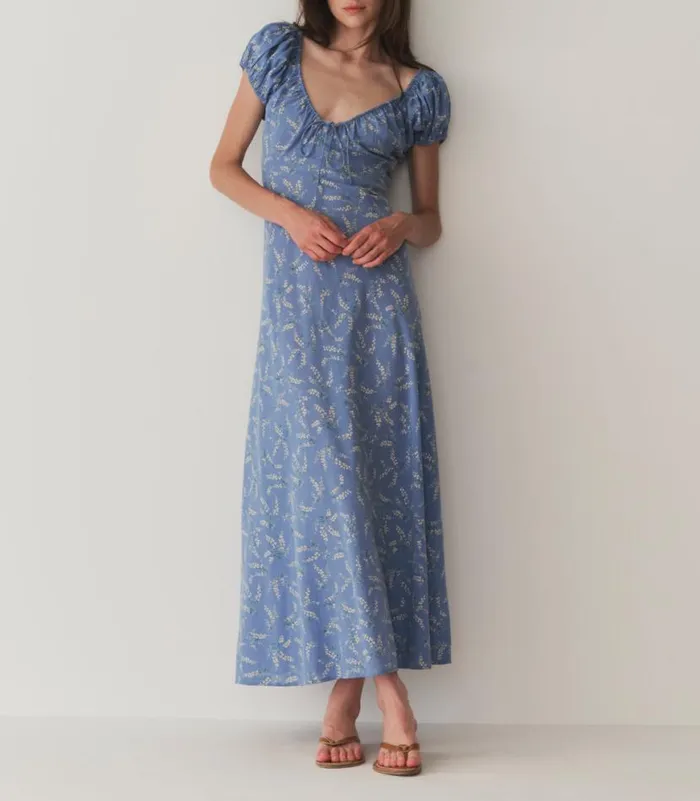 SOFIA DRESS Lapis Bluebell Ballad Shop DEN Dresses