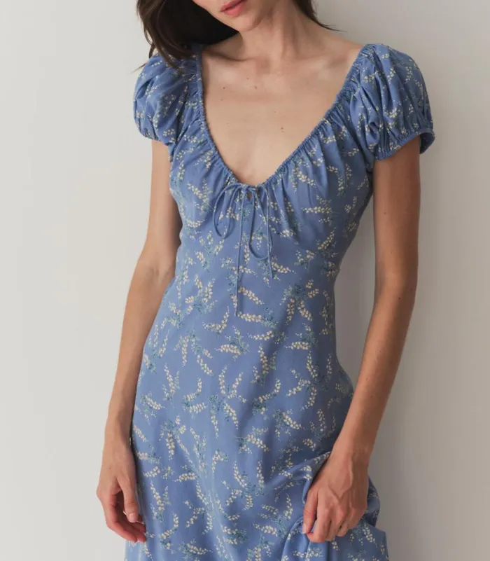 SOFIA DRESS Lapis Bluebell Ballad Shop DEN Dresses
