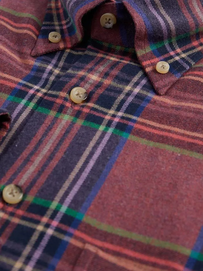 Sport Shirts Mens Paul Stuart Exaggerated Plaid Flannel Sport Shirt Burgundy Sport Shirts Mens Paul Stuart Exaggerated Plaid Flannel Sport Shirt Burgundy