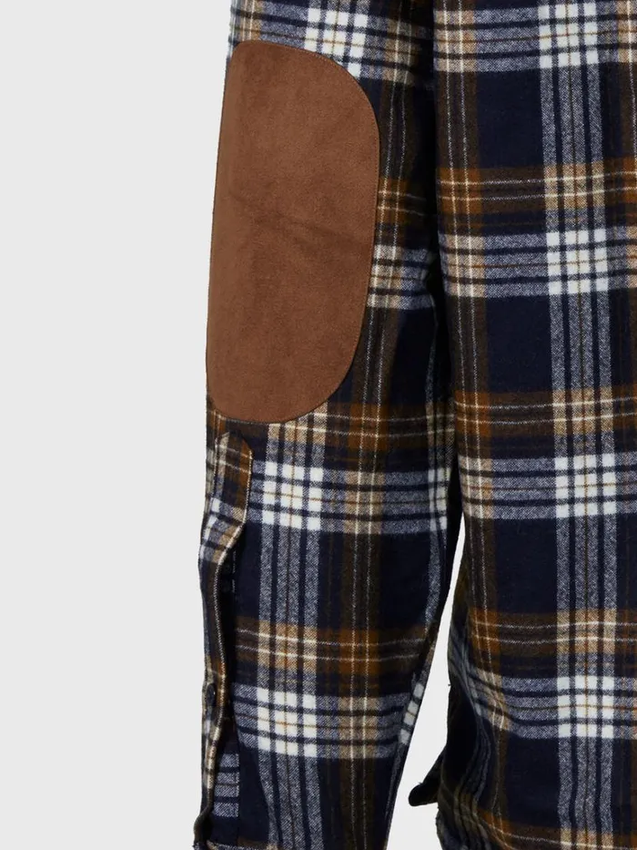 Sport Shirts Mens Paul Stuart Wool Plaid Overshirt Black