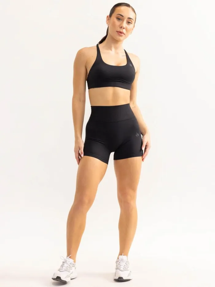 Sports Bras Womens Ryderwear Activate Scoop Neck Sports Bra Black