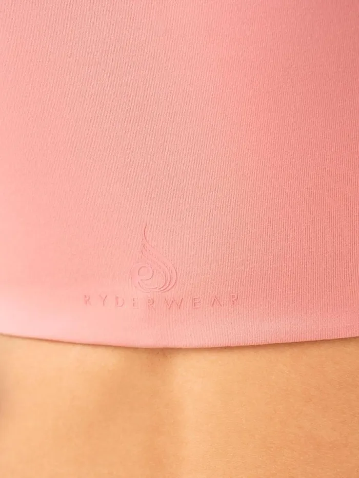 Sports Bras Womens Ryderwear Adapt One Shoulder Sports Bra Blush Pink