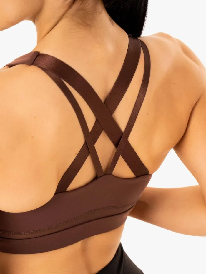 Sports Bras Womens Ryderwear Amazon Mesh Sports Bra Chocolate