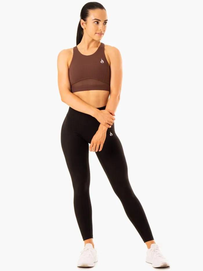 Sports Bras Womens Ryderwear Amazon Mesh Sports Bra Chocolate