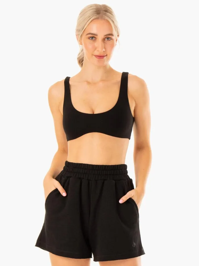 Sports Bras Womens Ryderwear Elevate Lounge Bra Black