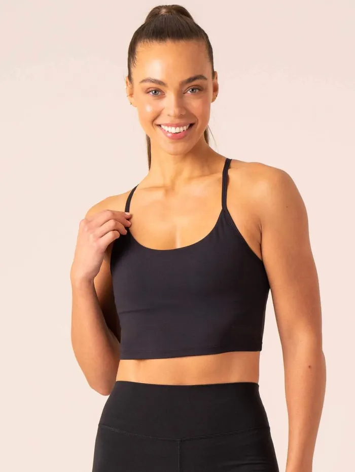 Sports Bras Womens Ryderwear Embody Compression Tank Bra Black