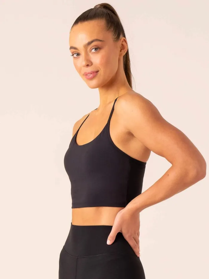 Sports Bras Womens Ryderwear Embody Compression Tank Bra Black