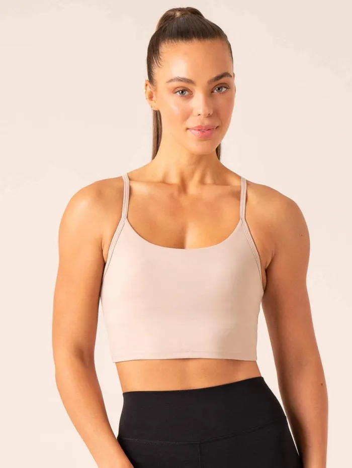 Sports Bras Womens Ryderwear Embody Compression Tank Bra Mushroom