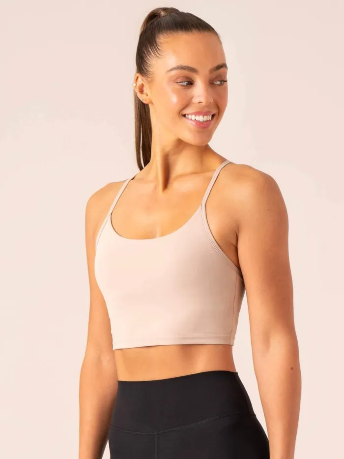Sports Bras Womens Ryderwear Embody Compression Tank Bra Mushroom