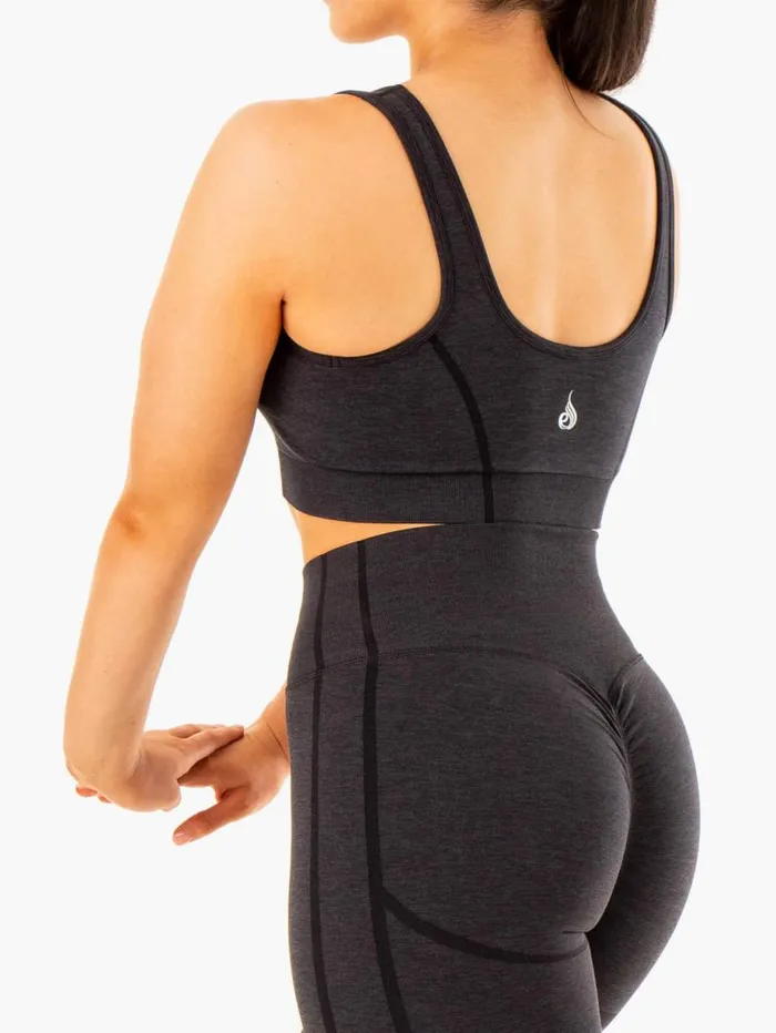 Sports Bras Womens Ryderwear Enhance Seamless Sports Bra Black