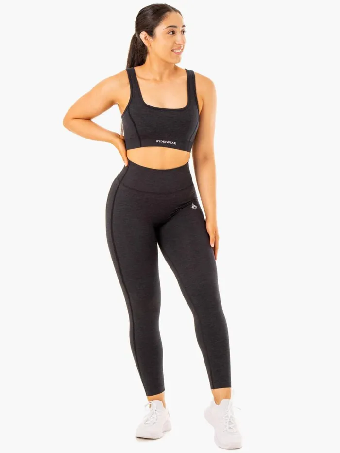 Sports Bras Womens Ryderwear Enhance Seamless Sports Bra Black