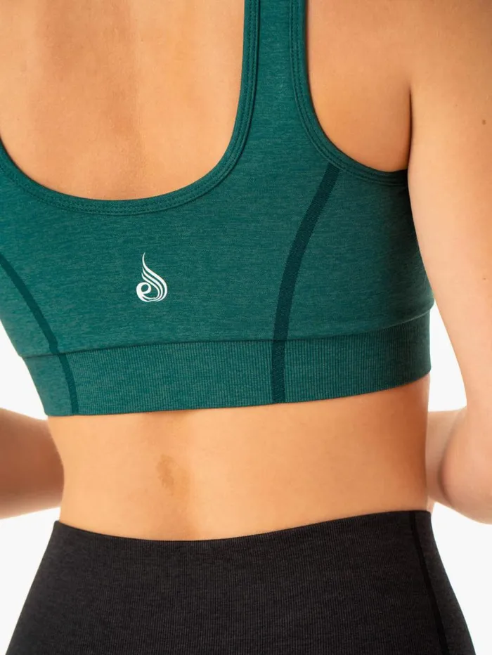 Sports Bras Womens Ryderwear Enhance Seamless Sports Bra Teal