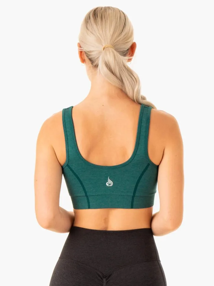 Sports Bras Womens Ryderwear Enhance Seamless Sports Bra Teal