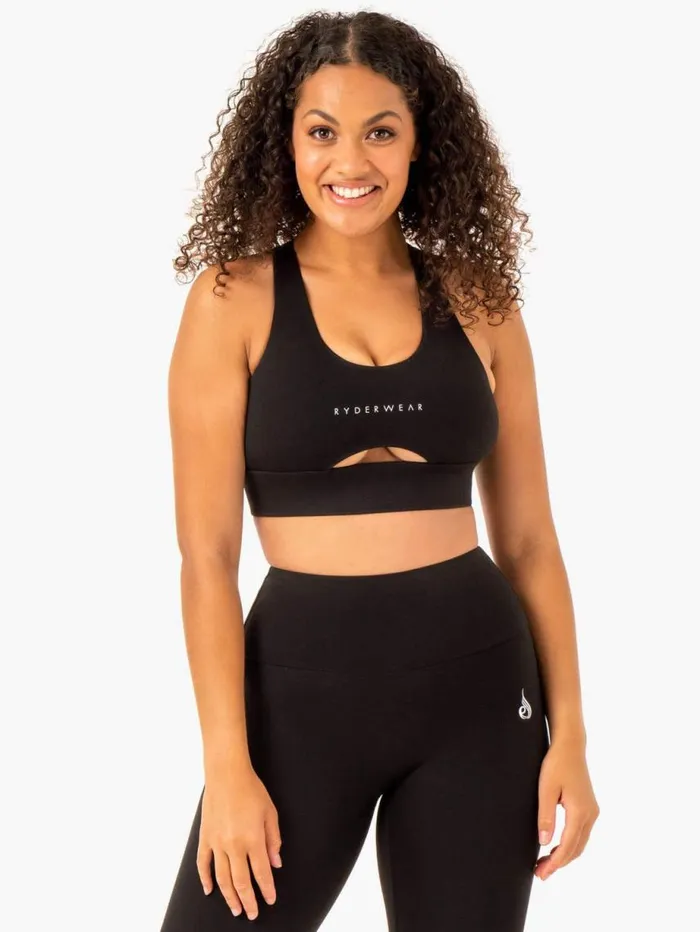 Sports Bras Womens Ryderwear Focus Contour Sports Bra Black