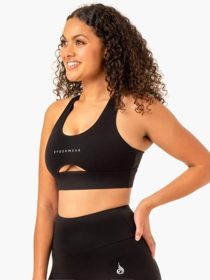 Sports Bras Womens Ryderwear Focus Contour Sports Bra Black