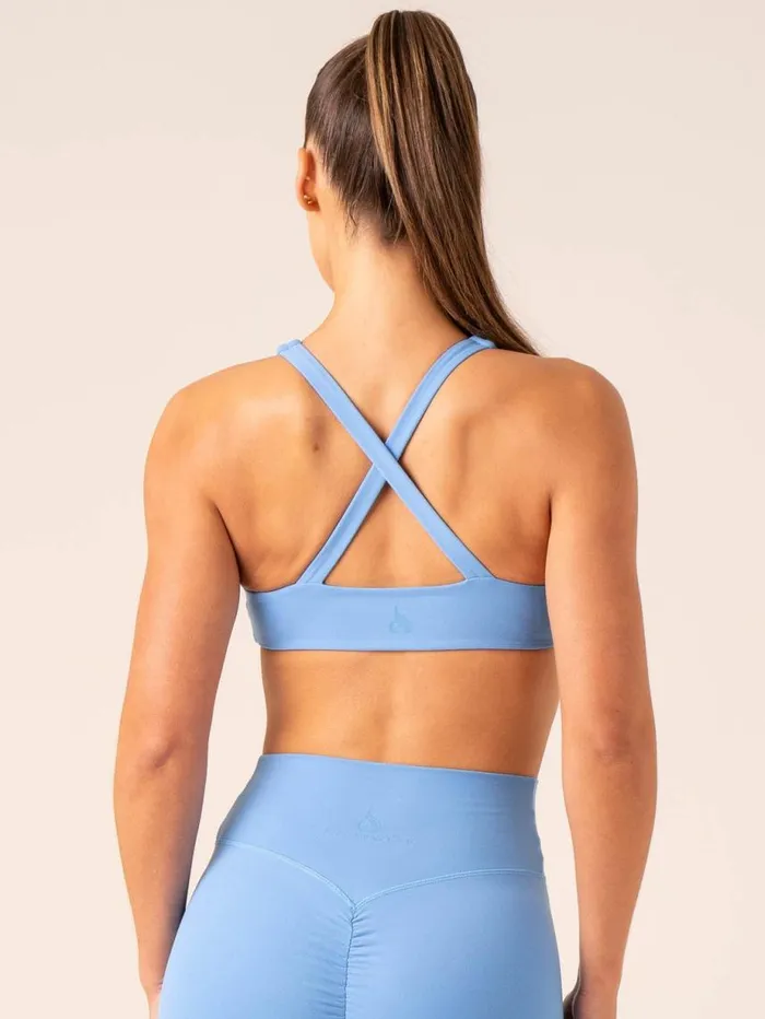 Sports Bras Womens Ryderwear Momentum Twist Sports Bra Bright Blue