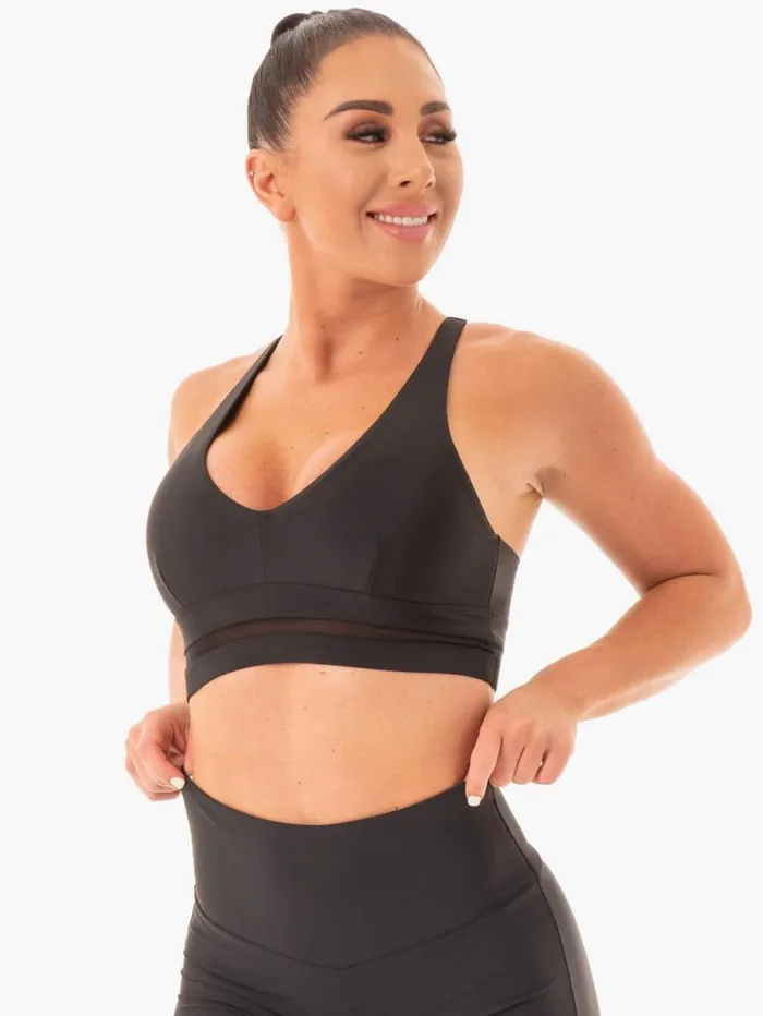 Sports Bras Womens Ryderwear NEM X RW Sports Bra Black