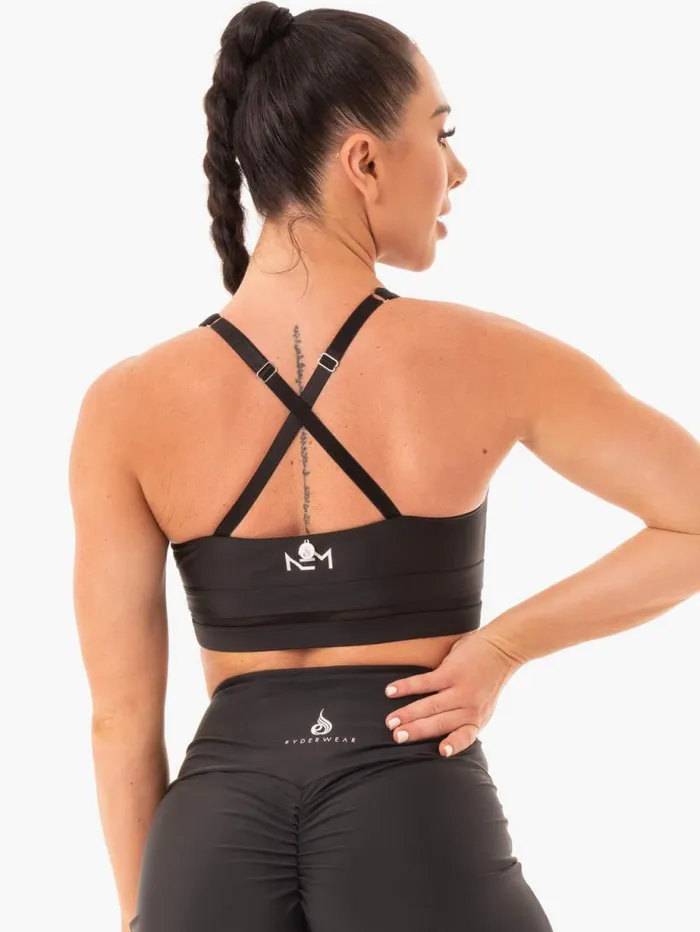 Sports Bras Womens Ryderwear NEM X RW Sports Bra Black