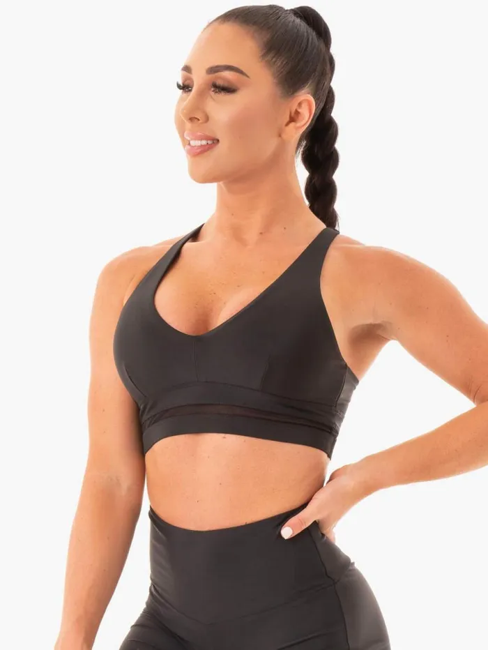 Sports Bras Womens Ryderwear NEM X RW Sports Bra Black
