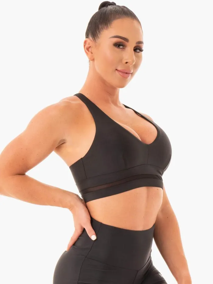 Sports Bras Womens Ryderwear NEM X RW Sports Bra Black