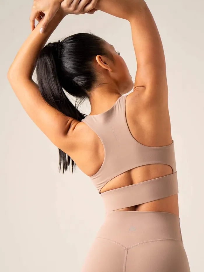 Sports Bras Womens Ryderwear NKD Arch Sports Bra Taupe