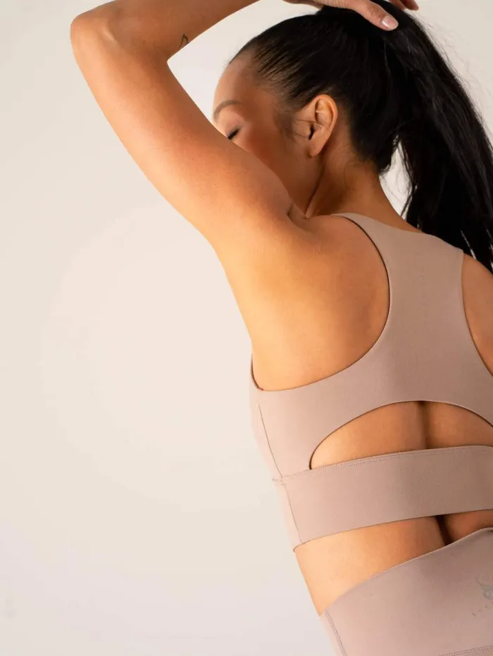 Sports Bras Womens Ryderwear NKD Arch Sports Bra Taupe