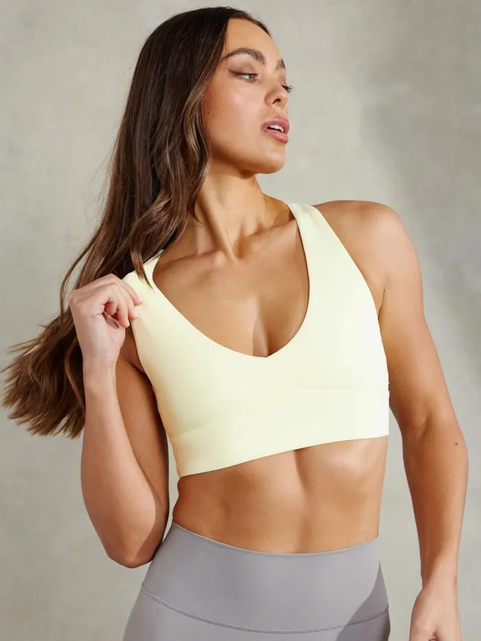 Sports Bras Womens Ryderwear NKD Embody Sports Bra Lemon