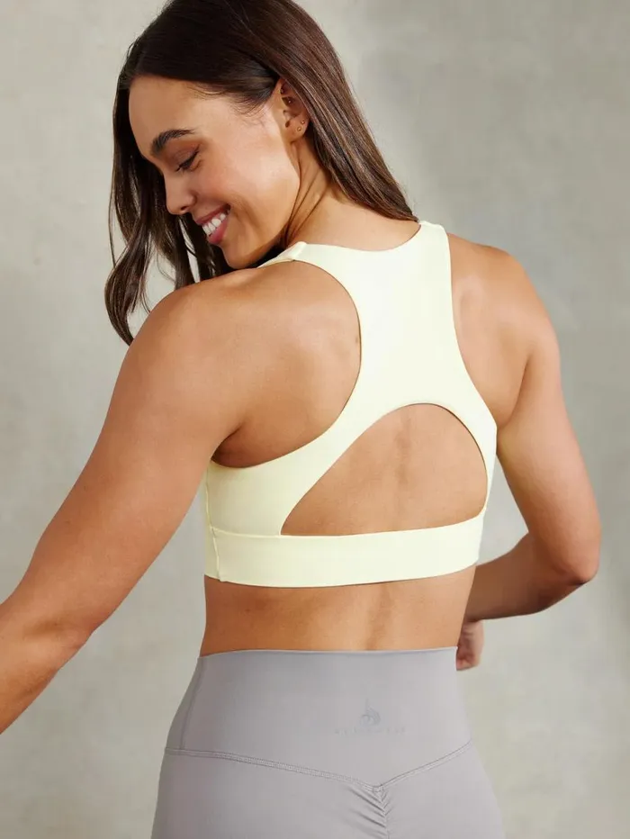 Sports Bras Womens Ryderwear NKD Embody Sports Bra Lemon