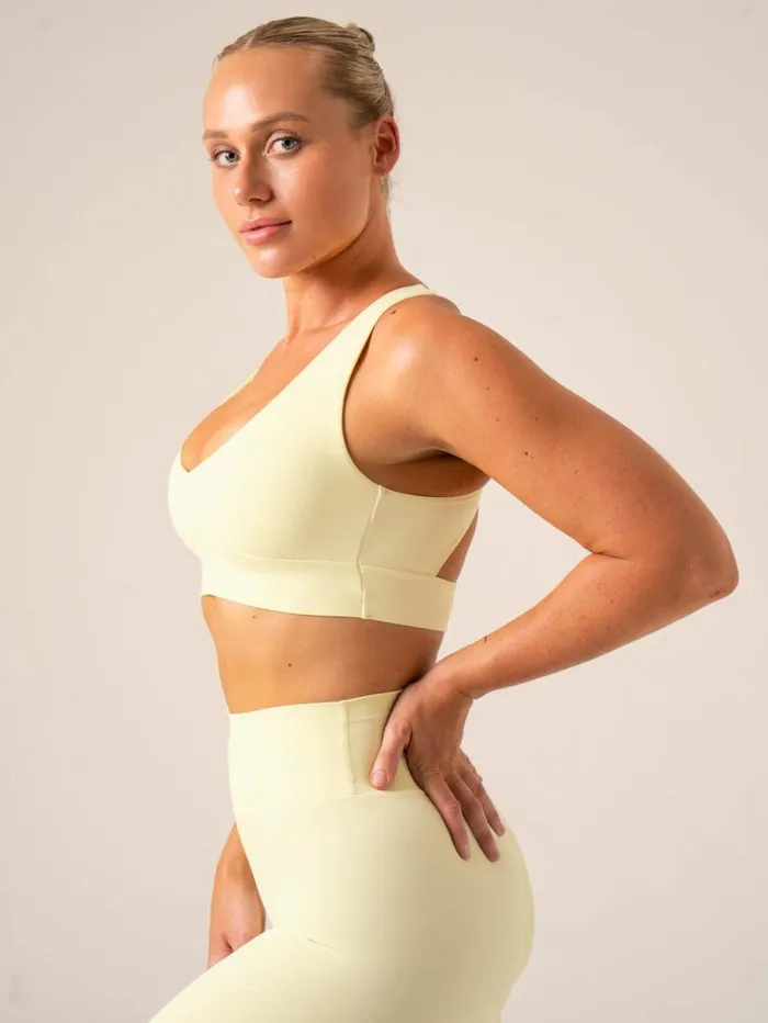 Sports Bras Womens Ryderwear NKD Embody Sports Bra Lemon