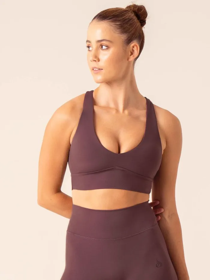 Sports Bras Womens Ryderwear NKD Embody Sports Bra Plum