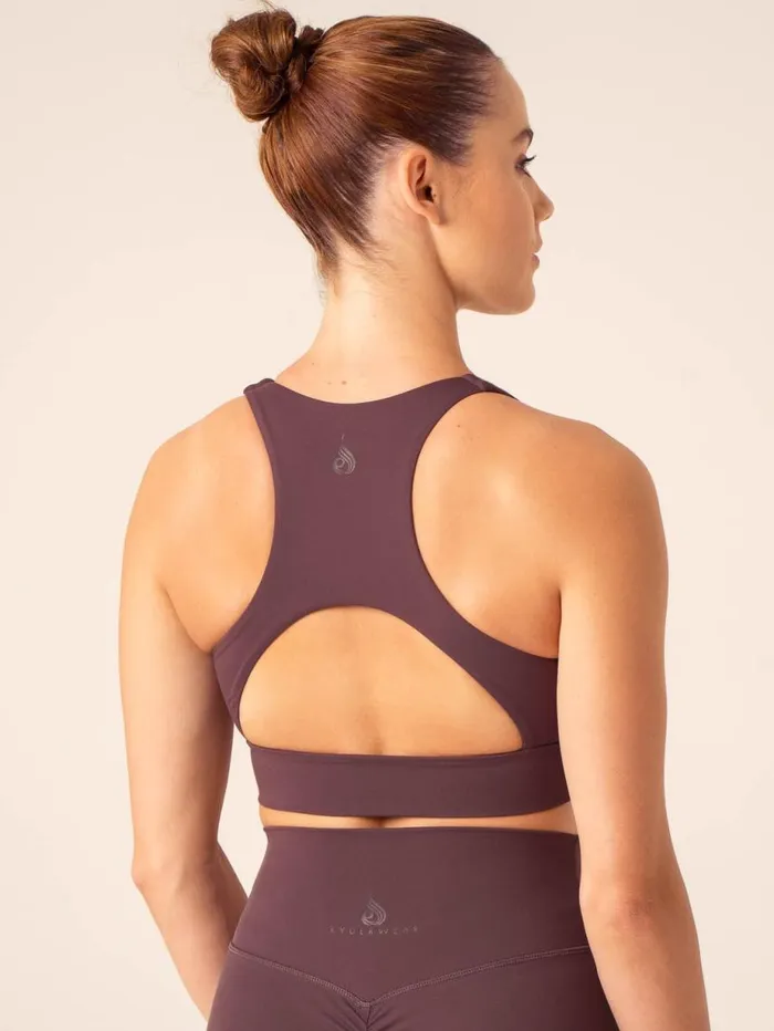 Sports Bras Womens Ryderwear NKD Embody Sports Bra Plum
