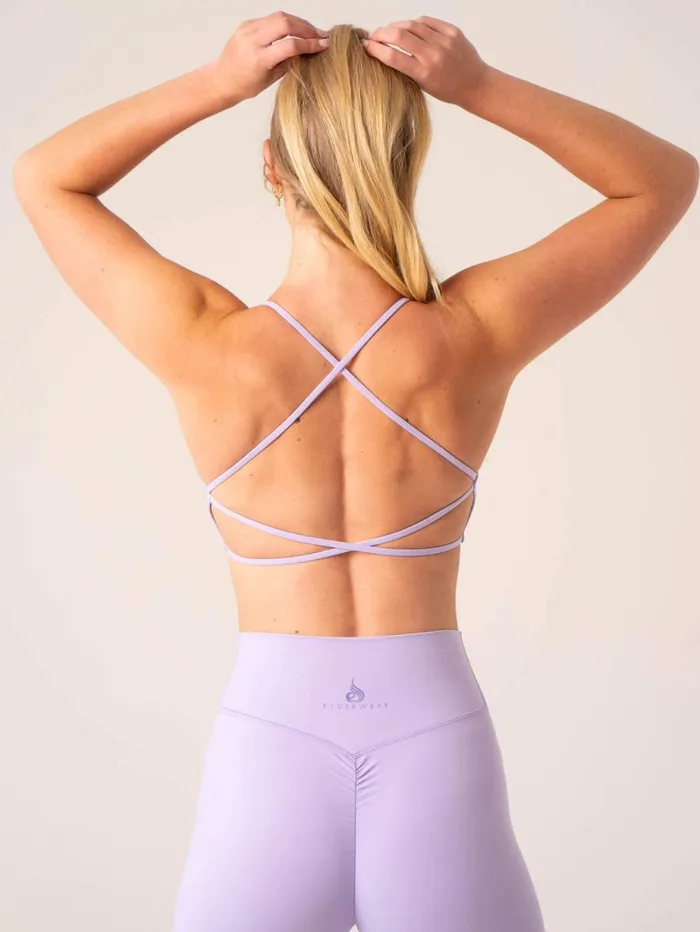Sports Bras Womens Ryderwear NKD Embody Sports Crop Lavender