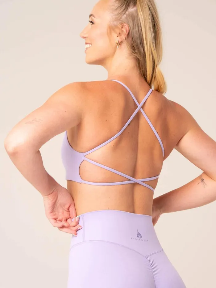 Sports Bras Womens Ryderwear NKD Embody Sports Crop Lavender